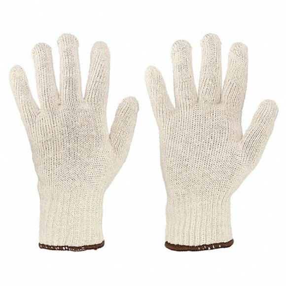 New Condor VF,Knit Gloves,L,Natural,PR 12 pack - Picture 1 of 8